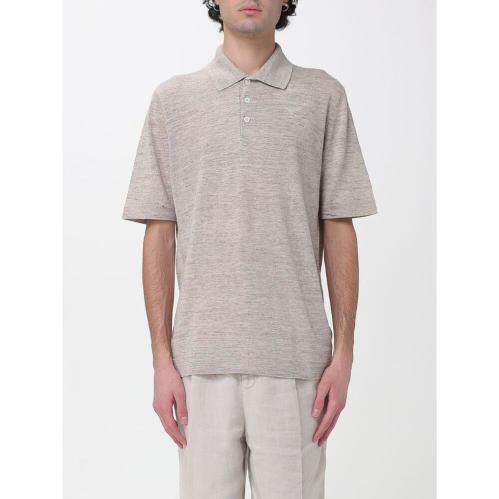 Brunello Cucinelli Polo Shirt Men Sand